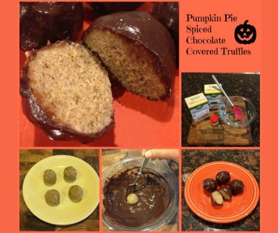 Recipe Image: Pumpkin Spiced Chocolate Covered Truffles